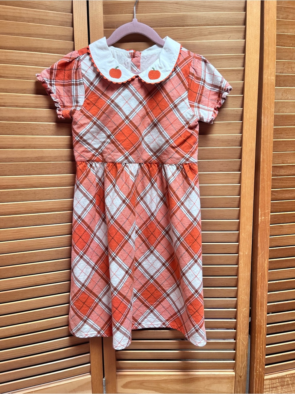 Gymboree Fall School Dress: Peter Pan Collar